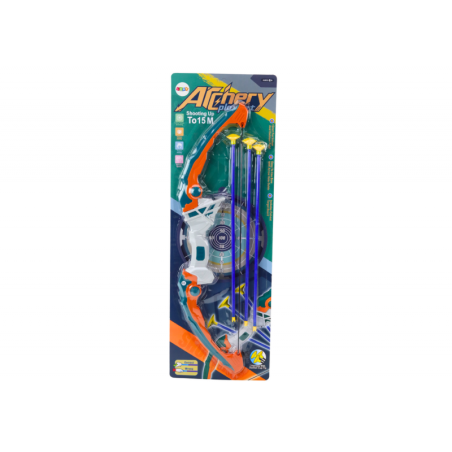 Vibu laskmine rohelistest ja oranžidest nooltest iminappadega 3 tükki