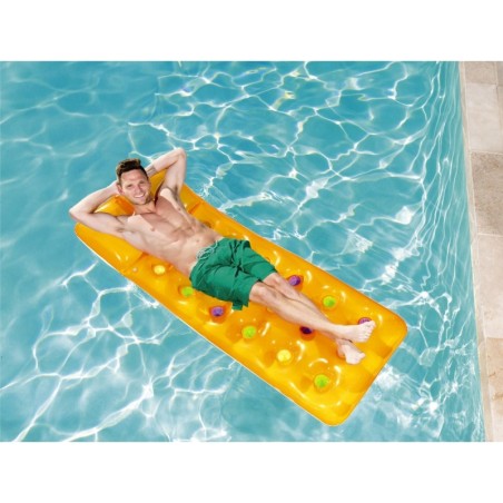 Õhkmadrats ujumiseks Kollane 188 x 71 cm Bestway 43014