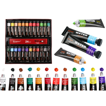 Akrüülvärvide komplekt torus 24 värvi