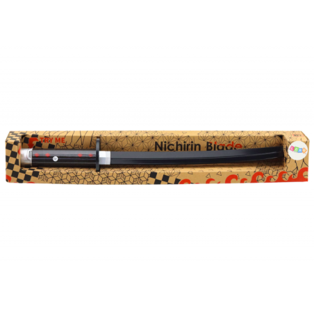 Akutoitega Samurai Nichirin Sword Mugav käepide must heli