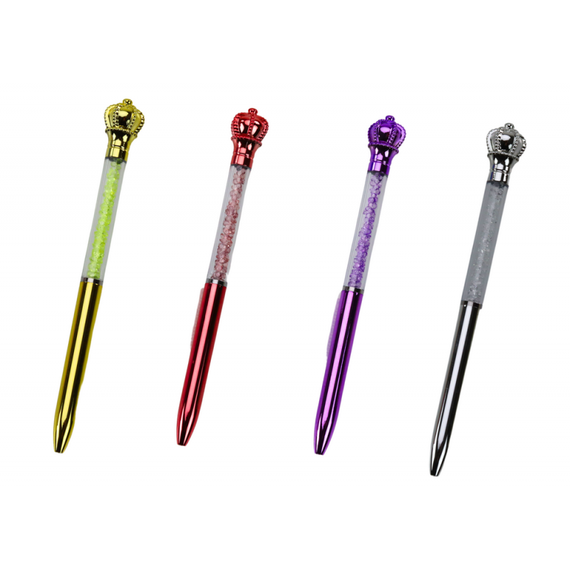 Crown pastapliiats Diamonds Blue Refill 0,7mm