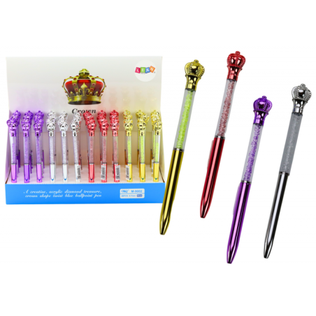 Crown pastapliiats Diamonds Blue Refill 0,7mm