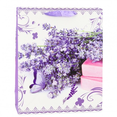 Lavendel Paberist kinkekott 32 x 26 x 12 cm