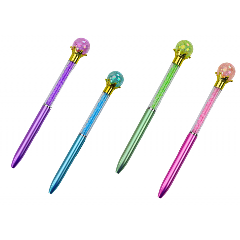 Teemantidega pastapliiats Diamonds sinine sisu 0,7 mm