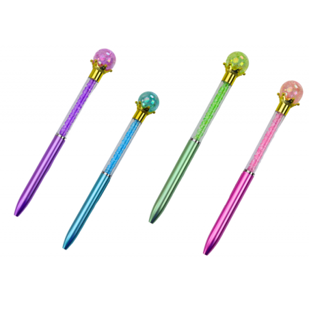 Teemantidega pastapliiats Diamonds sinine sisu 0,7 mm