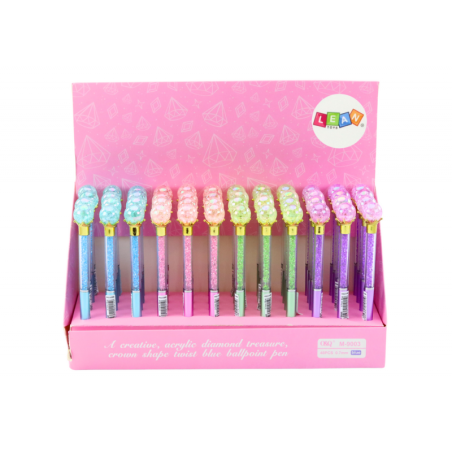 Teemantidega pastapliiats Diamonds sinine sisu 0,7 mm