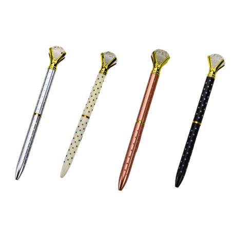 Teemantidega pastapliiats, täpiline sinine täidisega 0,7 mm