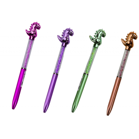 Dinosauruse pastapliiats Diamonds Blue Refill 0,7mm Mix