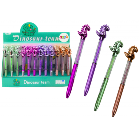 Dinosauruse pastapliiats Diamonds Blue Refill 0,7mm Mix