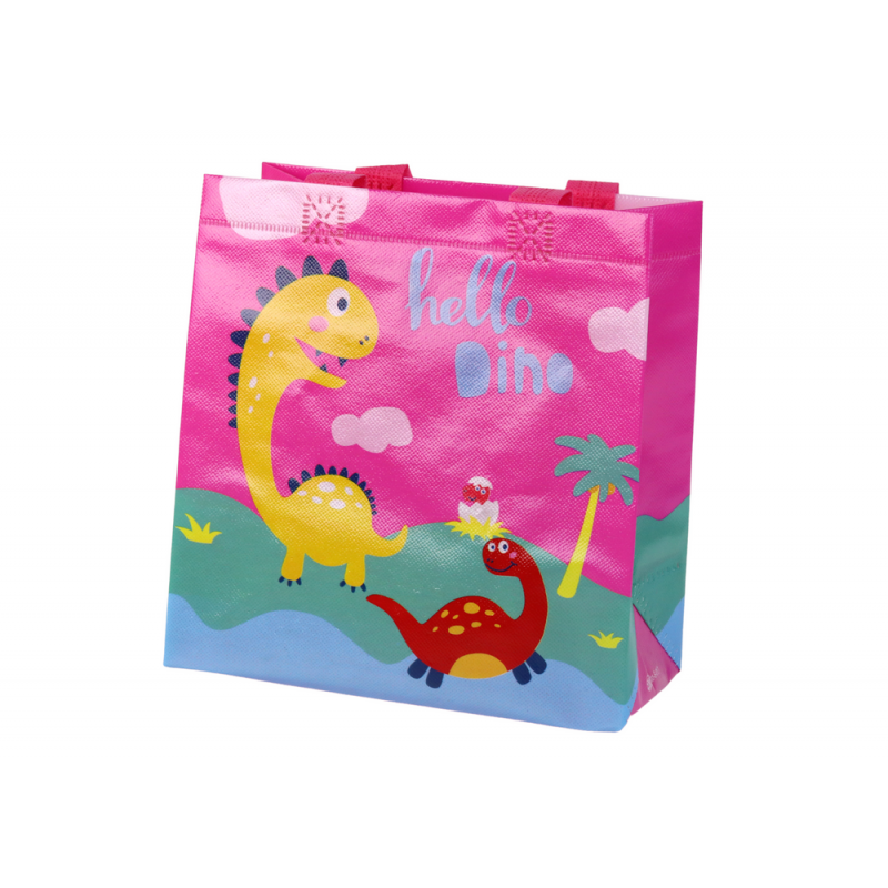 Dinosauruste kingikott Roosa 23cm x 21,5cm x 11cm