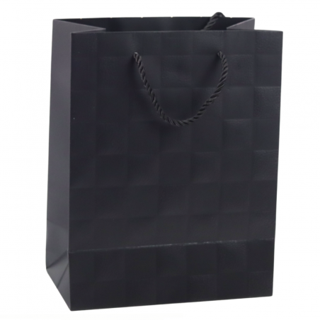 Elegantne Reljeefsete Squares kinkekott 23 x 18 x 10,5 cm