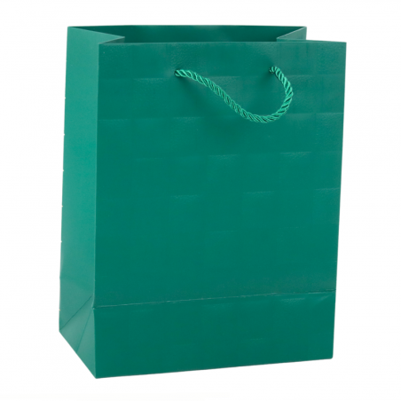 Elegantne Reljeefsete Squares kinkekott 23 x 18 x 10,5 cm