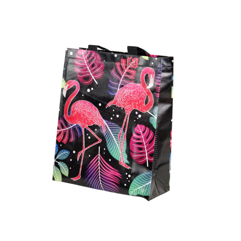 Flamingose kinkekott must 30,5cm x 24,5cm x 10cm