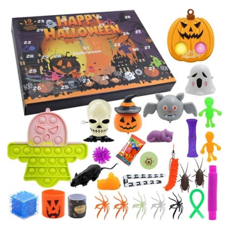 Halloweeni kalender Pop It Fidget Toys Pumpkin