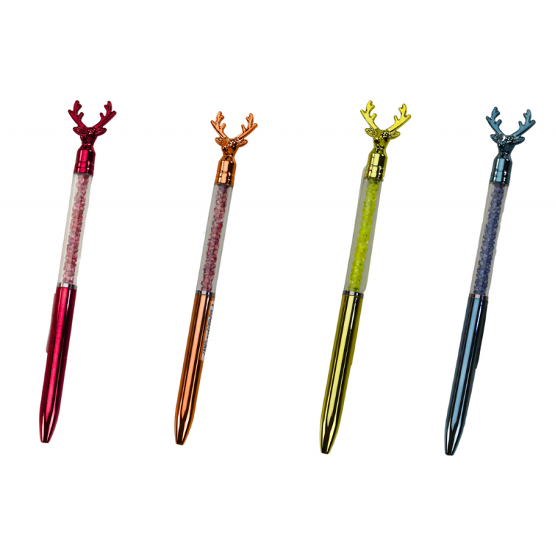 Hirve pastapliiats sinine must täidisega 0,7 mm