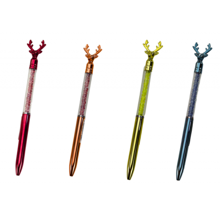 Hirve pastapliiats sinine must täidisega 0,7 mm