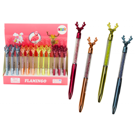 Hirve pastapliiats sinine must täidisega 0,7 mm