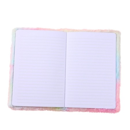 Pehme märkmik ükssarvik lakaga Värviline A5