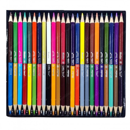 Värvipliiatsite komplekt Kahepoolne 48 värvi