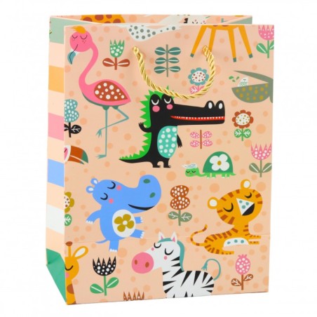 Paberist kingikott Safari Animals 23 x 18 x 10,5 cm