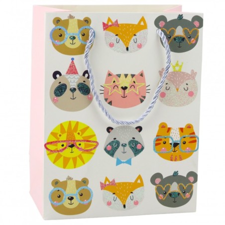 Paberist kinkekott Cats Glitter 23 x 18 x 10,5 cm