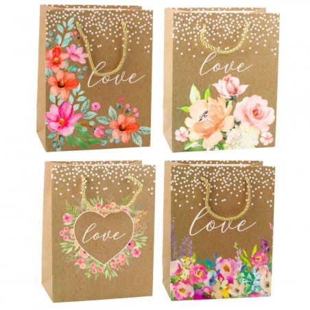 Kingikott Love Inscription Lilled 23 x 18 x 10,5 cm