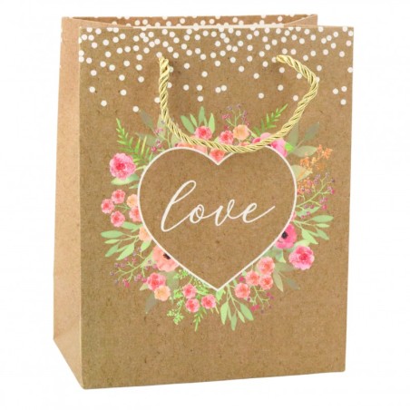 Kingikott Love Inscription Lilled 23 x 18 x 10,5 cm