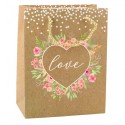 Kingikott Love Inscription Lilled 23 x 18 x 10,5 cm