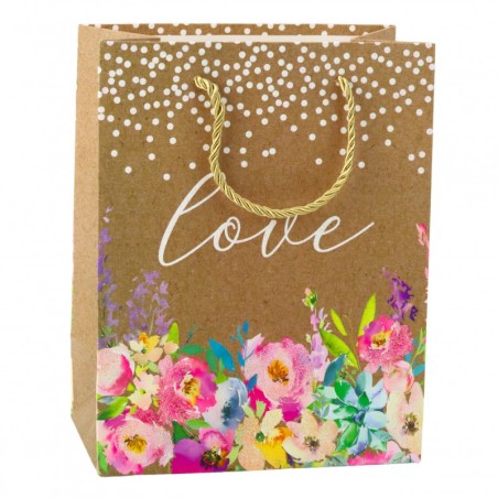 Kingikott Love Inscription Lilled 23 x 18 x 10,5 cm