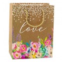 Kingikott Love Inscription Lilled 23 x 18 x 10,5 cm
