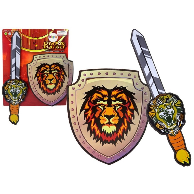 Knights Sword Shield Kit vahtplastist EVA lõvi