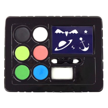 Lastele mõeldud meigikomplekt DIY näomaalingute šabloonid