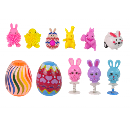 Lihavõttepühade mänguasjad Squishy stressivastane mänguasjade komplekt, 18 elementi