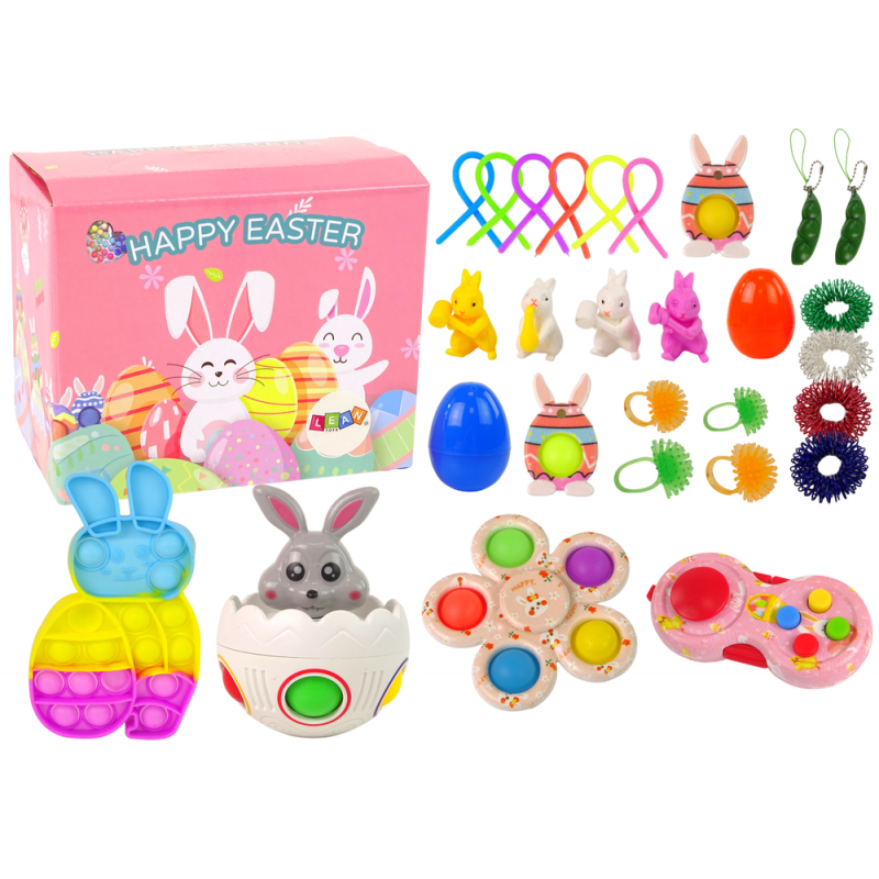 Easter Fidget Toys Stressivastane mänguasjade komplekt, 29 osa