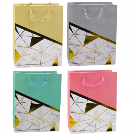 Geomeetriliste mustritega marmorist kingikott 23 x 18 x 10,5 cm