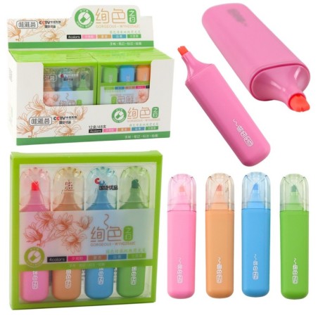 Komplektis 4 värvilist topeltotsaga esiletõstjat