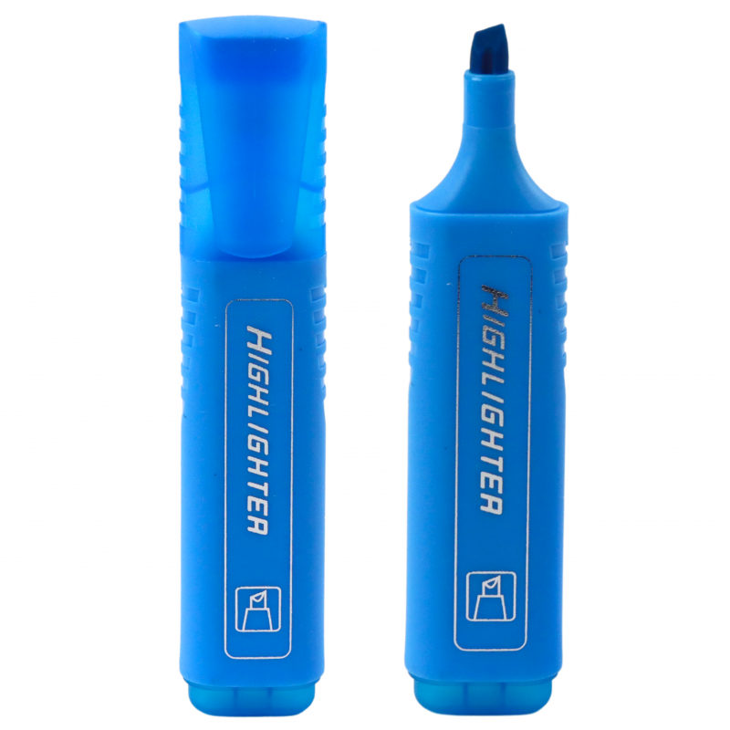 Highlighter marker neoon sinine