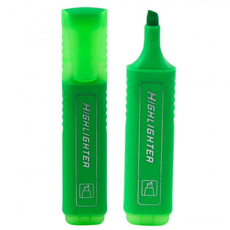 Highlighter marker neoon roheline