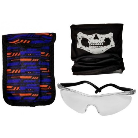 Outfit Commando Set kostüüm lapsele Kassetid Prillid Sall Vest