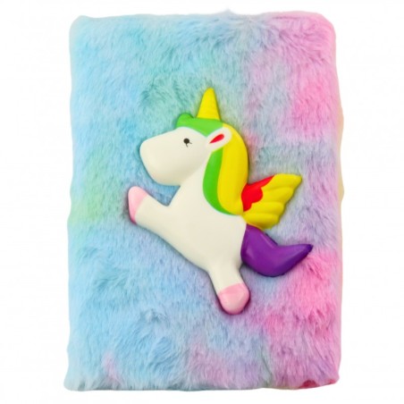 Ükssarvikuga pehme 3D märkmik