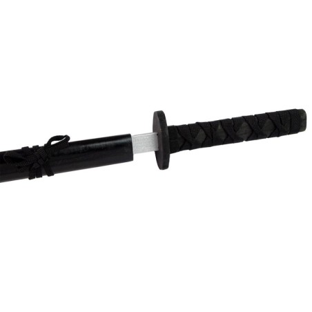 Puidust Mõõk Must Rekvisiidid Rüütlile 73 cm