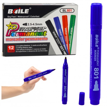 Püsimarker Veekindel Sinine 2,5-4,5 mm