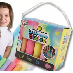 Jumbo suured kriidid, 15 tk