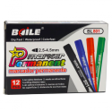 Püsimarker Veekindel punane 2,5-4,5 mm
