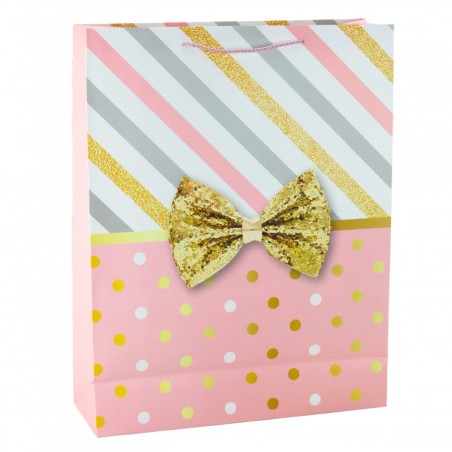 Suur kinkekott lipsuga 55 x 43 x 15 cm
