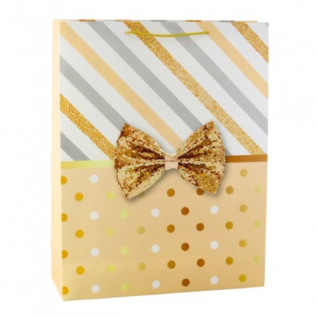 Suur kinkekott lipsuga 55 x 43 x 15 cm