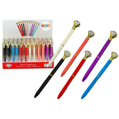 Teemantidega pastapliiats, sinine täidisega 0,7 mm