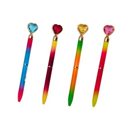 Teemantidega pastapliiats, läikiv sinine täidisega 0,7 mm