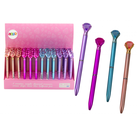 Teemantidega pastapliiats, mattsinine täidisega 0,7 mm