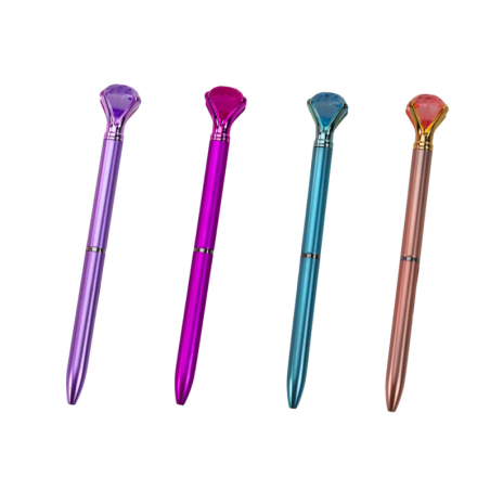 Teemantidega pastapliiats, mattsinine täidisega 0,7 mm